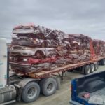 Truckload of Crushed Cars
